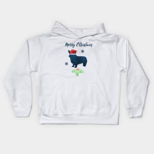 Merry Christmas - Santa Corgi Kids Hoodie